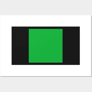 Single color - green Posters and Art